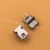 Soquete Fêmea MICRO 2P Placa de Circuito Impresso Perna Longa Reta Extensão 3,0mm Pino Frontal de Dois Pinos Adesivo Traseiro Agulha Inclinada 2PIN