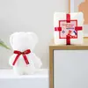 Toalha de flanela coral presente para as mãos toalha de urso criativa casamento de volta à loja de presentes rede de correspondência atacado noivado