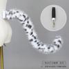 Cauda de Gato Elétrica Balançável com Controle Remoto Cauda Animal de Pelúcia Artificial Recarregável Cosplay Exposição de Quadrinhos Cauda de Gato Móvel
