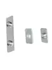 Accesorios para Impresora 3D Acero al Carbono Galvanizado Perfil de Aluminio con Ranura en T Estándar Europeo Tuerca Agujero Único/Doble Bloqueo Forma Especial Máquina de Grabado