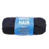 Extensões de Cabelo de Lã, Cabelo Sintético Fofo, Dreadlocks, Perucas de Lã, Lã Multifiada, Perucas de Lã Trançada