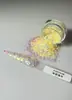 Exclusivo Transfronterizo Arte para Uñas Camaleón Ojo de Gato Lentejuelas Brillantes Escamas de Colores Polvo Brillante Arena Movediza Hecho a Mano DIY Escamas Brillantes