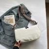 Bolsas Femininas Novas da Moda Primavera e Verão 2025 Bolsa Dumpling Bolsa Mensageiro Casual Esportiva de Larga Alça Bolsa de Ombro Casual Leve
