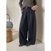 Pantalones casuales de estilo utilitario para mujer, pantalones anchos tipo globo estilo old money, pantalones geniales y elegantes
