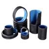 Tubo Corrugado de Parede Dupla de PEAD de Jiangsu Tubo Espiral Reforçado com Cinta de Aço Tubo Enrolado de Parede Oca Tubo Karat Tubo de Esgoto Municipal