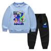 2023 Primavera y otoño nueva ropa infantil transfronteriza suéter para niños pantalones de dibujos animados conjunto de dos piezas bebé algodón traje de manga larga