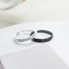 Joyería estilo coreano anillo de pareja original de diamante cepillado apertura anillo de San Valentín anillo anillo anillo comida anillo regalo de confesión