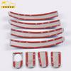 Adecuado para 12 modelos de manija Fox tira brillante hebilla de apoyabrazos de puerta Fox manija de apretón de manos pegatinas decorativas accesorios