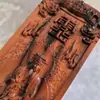 Token taoísta rayo madera de azufaifo personaje del Emperador de Jade token inferior token artesanías talladas a mano