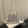 Nova Bolsa Transfronteiriça com Padrão de Pedra e Concha para Mulheres 2026, Bolsa de Mão de Grande Capacidade, Bolsa de Ombro da Moda de Nicho, Bolsa Transversal