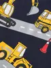 Estilo Europeo y Americano 25 Años Otoño e Invierno Sudadera Redonda para Niños Sudadera de Manga Larga con Estampado de Excavadora de Dibujos Animados Suéter Ropa para Niños