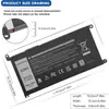 Adecuado para batería de portátil Dell Dell 3400 5488 5493 5593 Yrdd6 P90F Nuevo