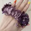 Nuevo estilo coreano, cuerda para el cabello, aro para el cabello, simple, combinable con todo, cabeza de bola, flor, aro para el cabello de adulto, banda de goma para el cabello, tocado de flores