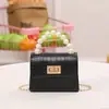 Bolsa 2023 nova fina macia mini padrão crocodilo alça de fecho bolsa gelatina pequena fresca bolsa para batom transmissão ao vivo