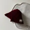 Novo Grampo de Camélia de Veludo Coreano Elegante de Outono e Inverno para Mulheres, Acessório de Cabeça da Moda para a Parte de Trás da Cabeça