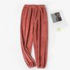 Calça Quente de Fada para Mulheres, Nova Calça de Pijama Grossa de Lã Coral de Inverno, Pode Ser Usada Fora, Calça de Lã Solta de Cintura Alta Plus Size
