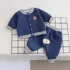 Ropa para Bebé Conjunto de Dos Piezas Primavera y Otoño Pantalones con Trasero de Dibujos Animados Conjunto Separado para Niños Ropa Elegante para Exteriores Atuendo de Otoño para Niños