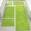 Set de 5 Alfombrillas Absorbentes para Piso, Felpudos para Puerta de Entrada, Alfombrillas Antideslizantes Resistentes a Manchas para Entrada, Alfombras para Mesita de Noche de Dormitorio, Transfronterizo