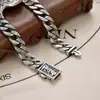 Deusa da Riqueza Yuhong Zakiram Pulseira Retrô para Meninos Joias de Nicho de Luxo Leve Sentido Avançado Punk Venda Direta da Fábrica