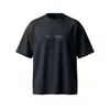 Camiseta de Manga Corta con Estampado de Graffiti Americano Tendencia Nacional Original Blackeden Letras Reflectantes para Hombres y Mujeres Tops de Pareja Verano