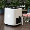 Freidora de Aire Transfronteriza para Uso Doméstico, Multifuncional, Inteligente, de Alta Potencia, Gran Capacidad, Sin Aceite, Bajo en Grasa, para Asar Alitas de Pollo y Papas Fritas, Freidora Eléctrica