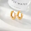 Brincos de botão quadrados estilo coreano mais vendidos com zircônia xoxô incrustada, brincos femininos versáteis, design criativo, simples, estilo ins