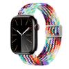Hebilla Magnética de Metal con Bucle de Nailon Correa de Reloj Tejida Adecuada para Apple Generación 6789 iWatch S10 Pulsera