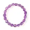 Pulsera de frijol de azúcar de amatista translúcida natural de forma libre Joyería DIY con cuentas Accesorios de cuentas sueltas de amatista Regalo para el Festival Qixi