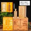 Garrafa de Licor Personalizada Privada Elegante Garrafa de Vinho Purê 500ml Spray Estampagem a Quente Garrafa de Licor Conjunto de Embalagem para Fabricação Caseira