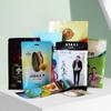 Bolsas de Embalaje para Snacks Impresas a Color, Bolsas de Embalaje para Snacks de Nueces, Bolsas para Frutas Deshidratadas, Bolsas Ziplock con Ventana Autoportantes, Venta al por Mayor en Stock