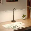 Luminária de mesa com clipe, amigável aos olhos, para estudar, luminária de cabeceira de quarto, luz com clipe, de tomada, adequada para dormitórios, mesas e criação de iluminação ambiente
