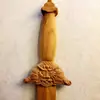Espada Integrada de Madera Maciza de Durazno, Espada de Lingote de Madera de Durazno, Espada Taoísta Bagua Siete Estrellas de Madera de Durazno, Espada Cabeza de Tigre, Espada de Madera de Juguete para Niños