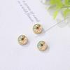 Oro Antiguo Goteo de Aceite Palabra de Bendición Paz Flor Boutique Pulsera DIY Cuentas Separadas Colgante Colgante Accesorios de Joyería Venta al por Mayor