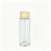 Garrafa Plana de Ombro Nova do Fabricante 20ml 30ml 50ml 80ml 100ml Vidro de Grau Alimentício Garrafa Dosadora para Essência Óleo Essencial