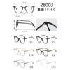 Gafas estilo Ins TR90 con virola para pie, ultraligeras, antiazules, con montura plana, se pueden usar con miopía, cómodas 28003