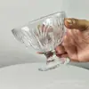 Vaso Alto de Cristal para Postre de Helado Vaso de Helado Bebida Fría Pudín de Frutas Batido Postre Yogur Bol de Helado