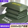 Conjunto de três peças de lençol de cama verde exército de algodão, capa de edredom, dormitório estudantil, treinamento militar, proteção trabalhista, roupa de cama de algodão