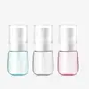 Botella de spray para viaje, dispensador de tónico de niebla fina, botella vacía para hidratación de maquillaje, botella de spray de perfume hidratante portátil, botella de almacenamiento