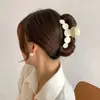 Pinza para el pelo de niña para ir al trabajo, Pinza de tiburón acrílica de color sólido, Accesorio grande para el pelo grueso, Pinza para la nuca de mujer