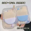Conjunto de 6 Pincéis de Maquiagem Mini Portátil Pincel para Sombra de Cerdas Macias Pincel para Blush Pincel para Corretivo Conjunto de Pincéis de Maquiagem para Viagem