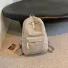Mochila de Pana para Mujer, Mochila Ligera de Viaje para el Trabajo, Nueva Tendencia Otoño 2026, Estilo Universitario, Mochila Escolar para Estudiantes