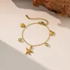 [Collar + Pulsera + Pendientes] Diseño de Nicho Personalizado Europeo y Americano Transfronterizo Conjunto de Joyería de Acero de Titanio Estilo Frío Venta al por Mayor