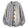 Suéter Cardigan de Punto Trenzado Estilo Old Money para Hombres y Mujeres 2026 Otoño/Invierno Nuevo Estilo Cálido Casual Moda Tejidos Prendas de Abrigo