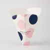 Caja Triangular de Papel Kraft para Waffles de Huevo con Forma de Cono, Tubo de Papel para Papas Fritas y Palomitas, Vaso de Hong Kong para Helado, Biodegradable