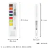 Conjunto de Aquarela Sólida para Iniciantes com Pincel de Água Portátil, 7 Cores em Granel para Pintura em Aquarela Pintada à Mão de Nível Inicial