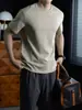 ¡Casual y versátil para el uso diario! Camiseta de manga corta para hombre, tacto algodón Lyocell, hipoalergénica, fresca, transpirable y elástica