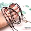 Cordón de hilo de algodón Tianzhu con hebilla de seguridad para pasar el camino, cruz, cuerda para collar Xizang, estilo étnico, thangka, cadena para clavícula al por mayor