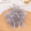 Super Hada Ambiente Suave Gran Flor de Pluma Tocado Accesorios DIY Hecho a Mano Versátil Bolsa Pinza Accesorios para Ropa