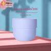 Pote de 300g para Máscara Facial e Creme, Pote Plástico para Loção Corporal e Hidratante, Pote para Creme de Fundo Arredondado, Pote para Máscara Capilar, Pote para Creme Esfoliante