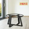 Novo Modelo de Mesa de Vidro com Pés Redondos, Estrutura de Ferro Mármore, Pés de Mesa Elevados, Mesa de Centro Redonda Pequena, Mesa de Jantar